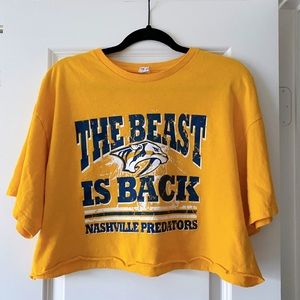 Nashville predators crop top